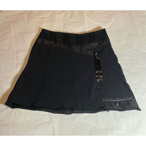 La Femme black short skirt with a grunge look - Picture 1 of 5